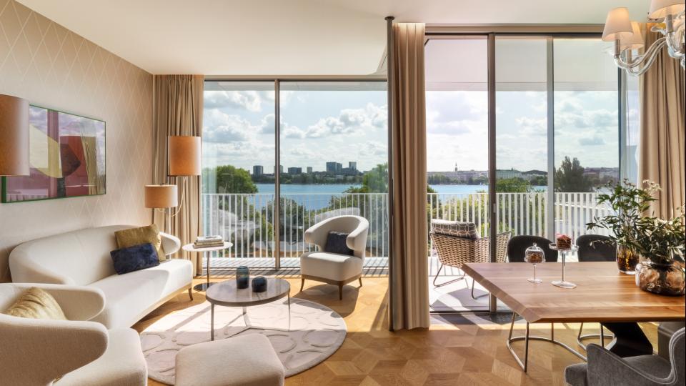 The fontenay suite wohnbereich